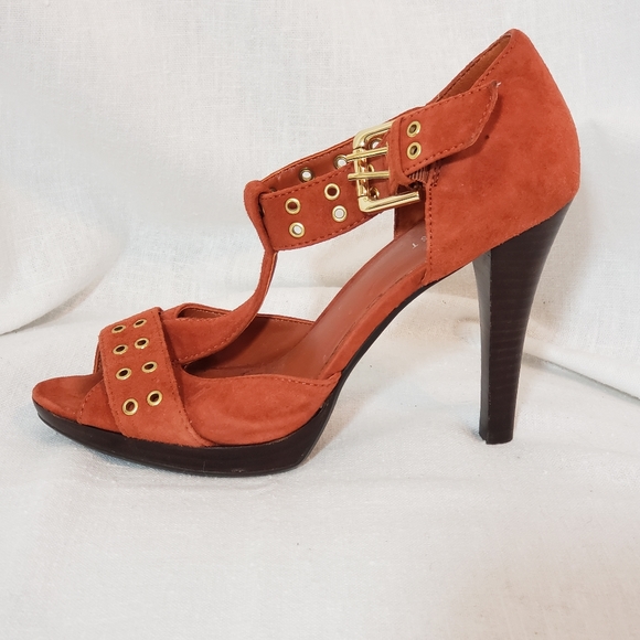 Nine West Shoes - Nine West Rust Suede Sandal 7.5 EUC